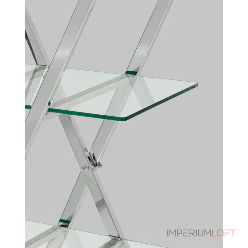 Гейт прозрачное стекло сталь серебро от ImperiumLoft