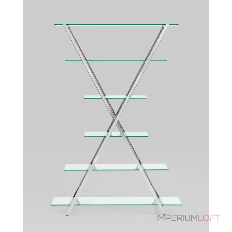 Гейт прозрачное стекло сталь серебро от ImperiumLoft