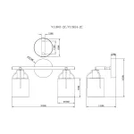 Спот Moderli V11854-2C Inari от ImperiumLoft