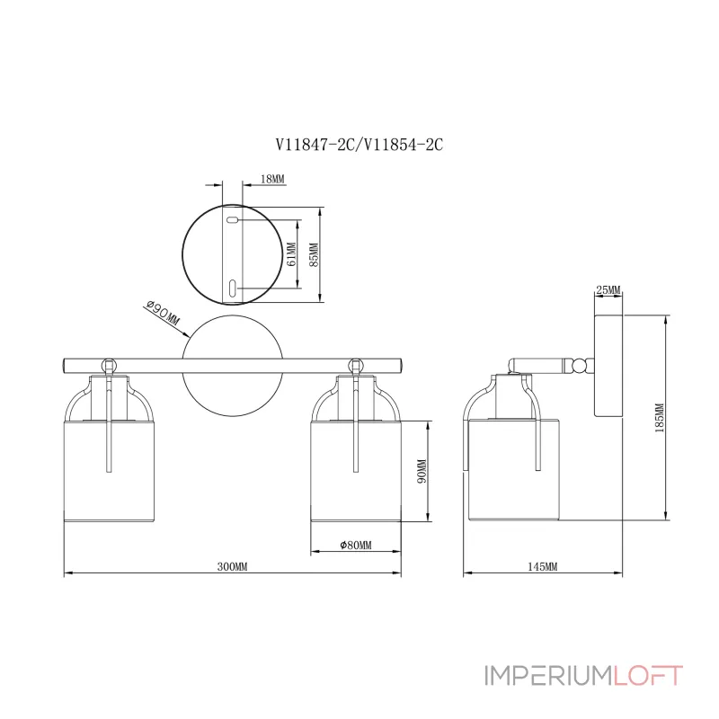 Спот Moderli V11854-2C Inari от ImperiumLoft