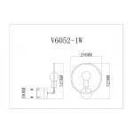 Светильник настенный Moderli Sachara V11581-1W от ImperiumLoft
