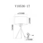 Лампа настольная Moderli Palma V11598-1T от ImperiumLoft