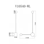 Светильник настенный светодиодный Moderli V10540-WL Provo от ImperiumLoft