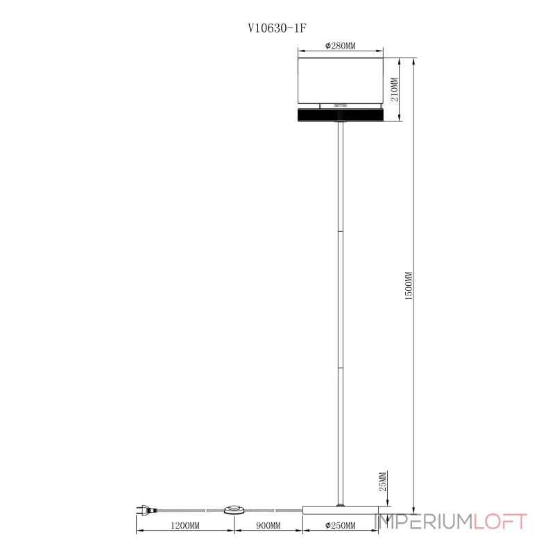 Торшер Moderli Gela V10630-1F от ImperiumLoft Торшер Moderli Gela V10630-1F от ImperiumLoft