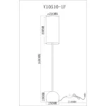 Торшер Moderli Flint V11590-1F от ImperiumLoft