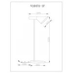 Торшер Moderli V10474-1F Turin от ImperiumLoft