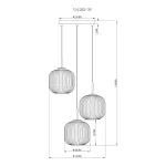 Подвесной светильник Moderli Ivory V11032-3P от ImperiumLoft