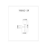 Настенный светильник Moderli Scrumbel V11561-1W от ImperiumLoft