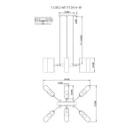 Люстра подвесная Moderli V11813-6P Metalicana от ImperiumLoft