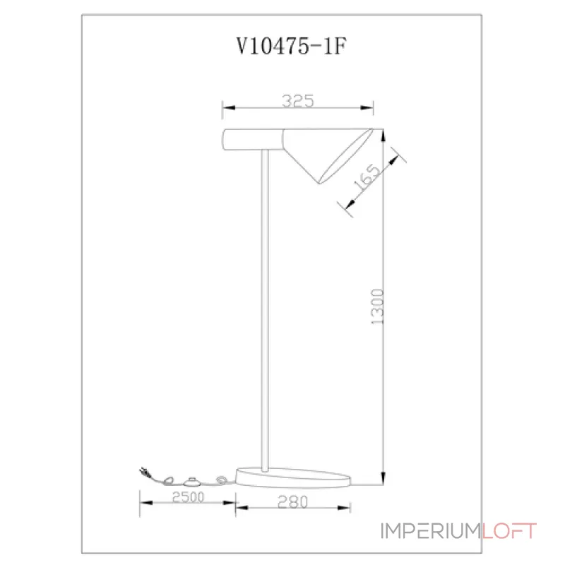 Торшер Moderli V10475-1F Turin от ImperiumLoft