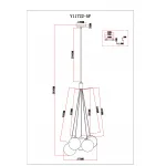 Подвесной светильник Moderli Renny V11722-5P