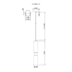Светильник подвесной Moderli V11860-1P Telma от ImperiumLoft