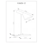 Лампа настольная Moderli V10476-1T Turin от ImperiumLoft