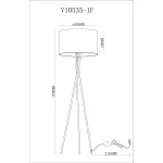 Торшер Moderli Palma V11597-1F от ImperiumLoft