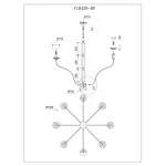 Подвесная люстра Moderli V10428-8P Catania