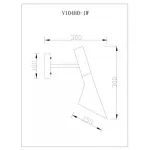 Бра Moderli V10480-1W Turin от ImperiumLoft