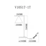 Настольная лампа Moderli V10517-1T Omaha от ImperiumLoft