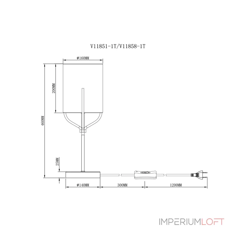 Лампа настольная Moderli V11851-1T Inari от ImperiumLoft Лампа настольная Moderli V11851-1T Inari от ImperiumLoft