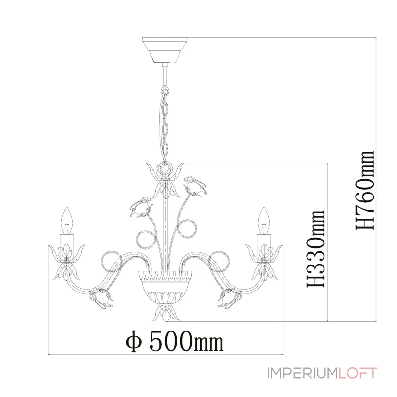 Подвесная люстра De City Букет 421015005 от ImperiumLoft Подвесная люстра De City Букет 421015005 от ImperiumLoft