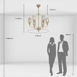 Подвесная люстра MW-Light Элла 483015606