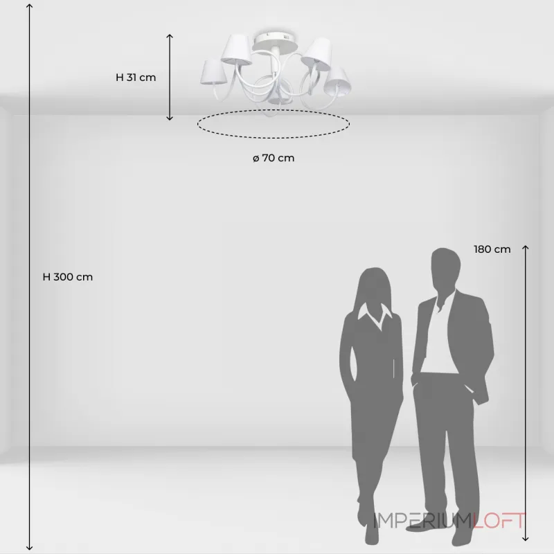 Потолочная люстра MW-Light Аэлита 480012505 Потолочная люстра MW-Light Аэлита 480012505