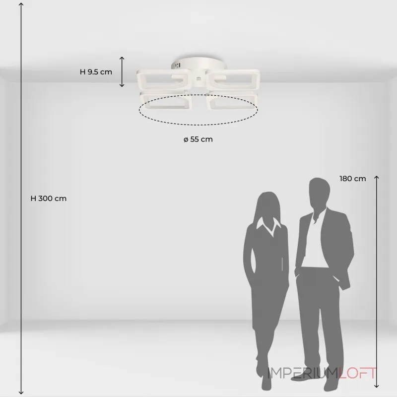 Потолочный светильник De City Мадлен 424015104 от ImperiumLoft