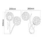 Бра MW-Light Оливия 306023502 Цвет арматуры золото Цвет плафонов белый от ImperiumLoft