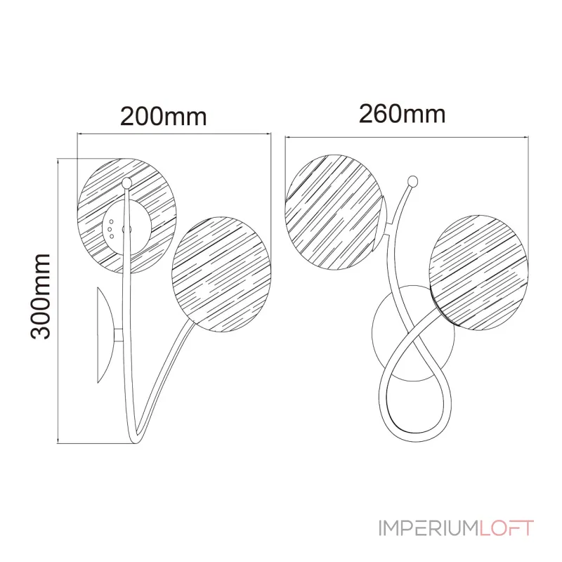 Бра MW-Light Оливия 306023502 Цвет арматуры золото Цвет плафонов белый от ImperiumLoft Бра MW-Light Оливия 306023502 Цвет арматуры золото Цвет плафонов белый от ImperiumLoft