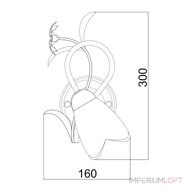 Бра MW-Light Аида 323023801 от ImperiumLoft