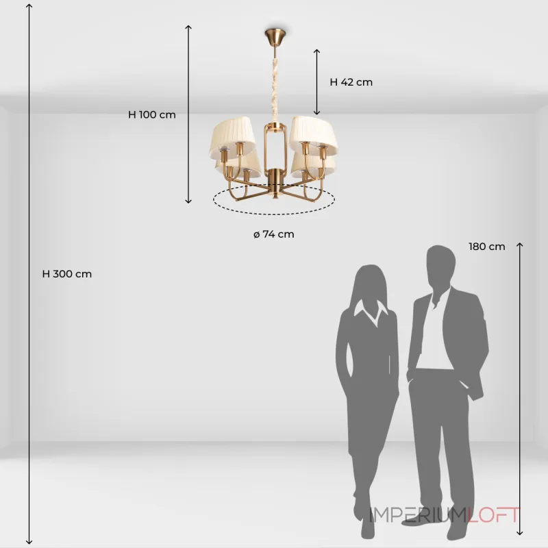 Подвесная люстра MW-Light София 355014608