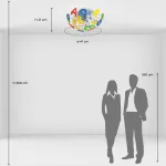 Потолочная люстра MW-Light Улыбка 365013705