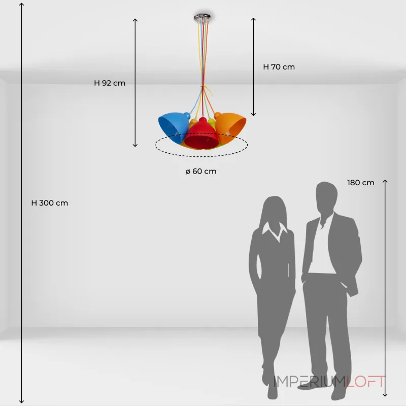 Подвесной светильник MW-Light Улыбка 365014505