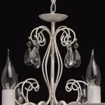 Подвесная люстра DeMarkt Аврора 14 371014208 Цвет плафонов прозрачный Цвет арматуры золото от ImperiumLoft