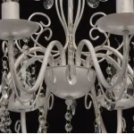 Подвесная люстра DeMarkt Аврора 14 371014208 Цвет плафонов прозрачный Цвет арматуры золото от ImperiumLoft