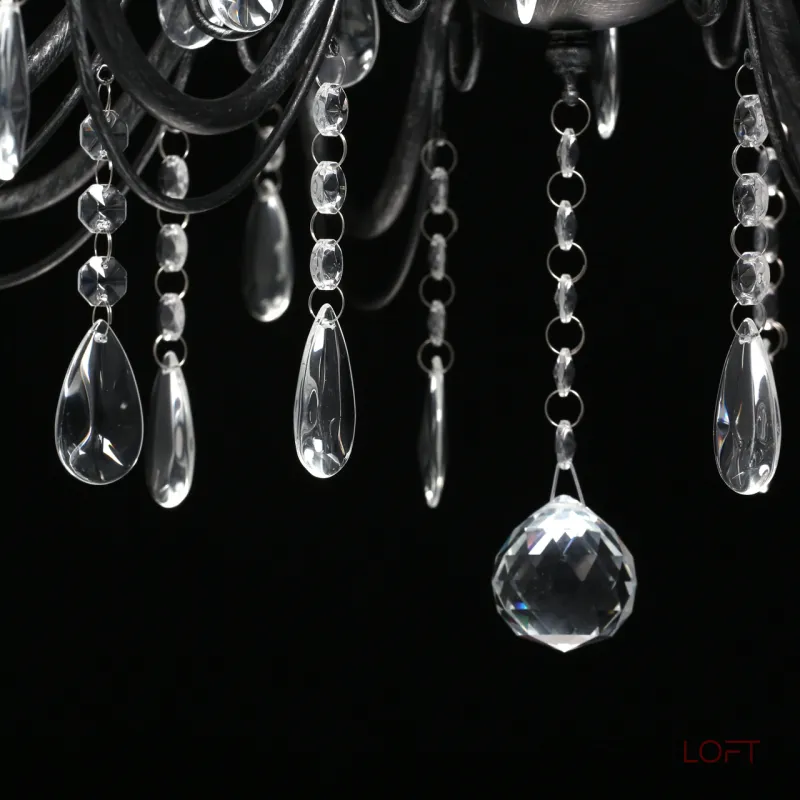 Подвесная люстра DeMarkt City Аврора 16 371015205 Подвесная люстра DeMarkt City Аврора 16 371015205