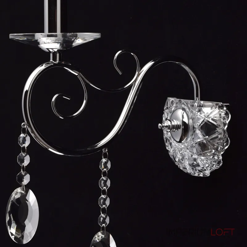 Бра MW-Light Адель 4 373022001 Цвет арматуры хром Цвет плафонов прозрачный от ImperiumLoft