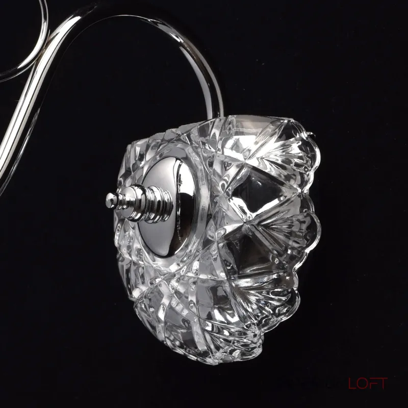 Бра MW-Light Адель 4 373022001 Цвет арматуры хром Цвет плафонов прозрачный от ImperiumLoft