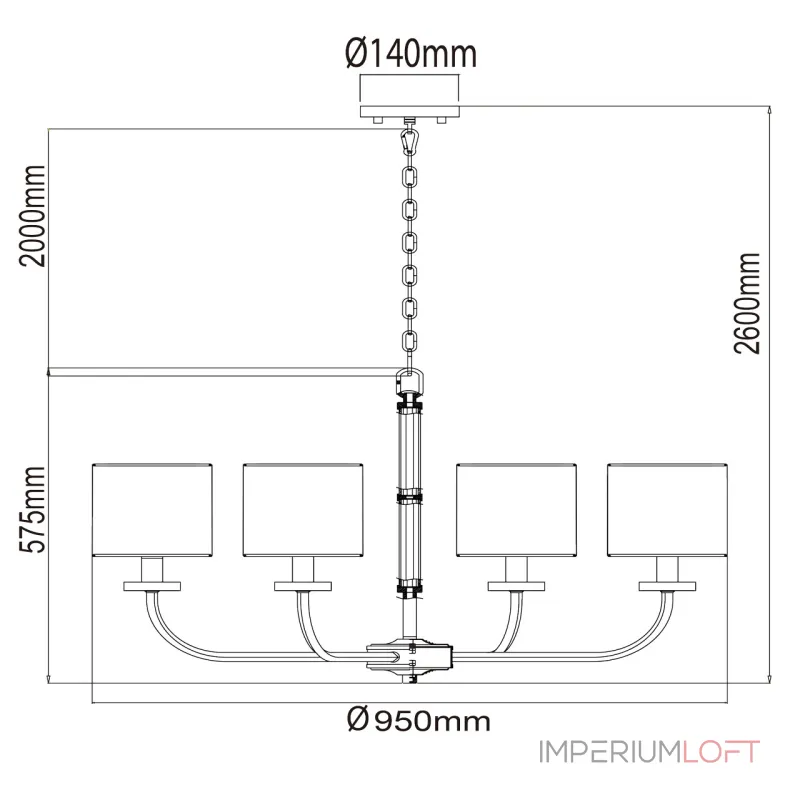 Подвесная люстра Chiaro Палермо 25 386017008