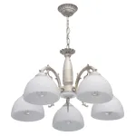 Подвесная люстра DeMarkt City Ариадна 450018305 Цвет плафонов белый Цвет арматуры золото от ImperiumLoft