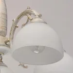 Подвесная люстра DeMarkt City Ариадна 450018305 Цвет плафонов белый Цвет арматуры золото от ImperiumLoft