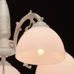 Подвесная люстра DeMarkt City Ариадна 450018305 Цвет плафонов белый Цвет арматуры золото от ImperiumLoft