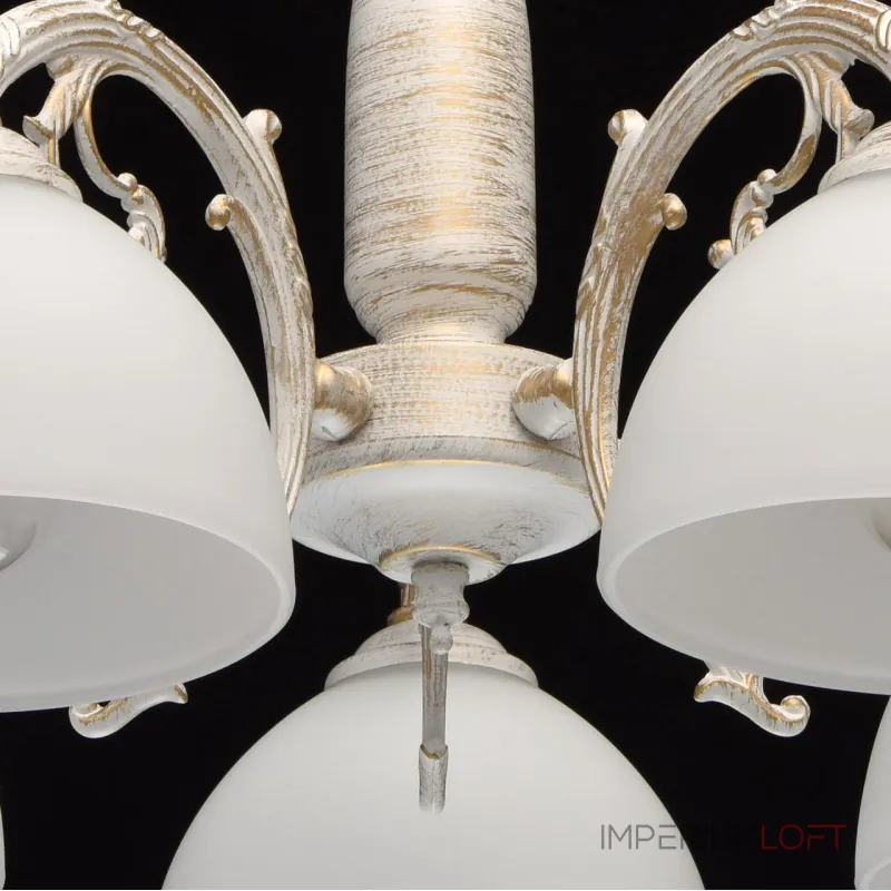 Подвесная люстра DeMarkt City Ариадна 450018305 Цвет плафонов белый Цвет арматуры золото от ImperiumLoft Подвесная люстра DeMarkt City Ариадна 450018305 Цвет плафонов белый Цвет арматуры золото от ImperiumLoft