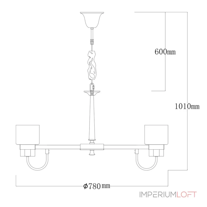 Подвесная люстра MW-Light Элла 483015108