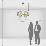 Подвесная люстра MW-Light Элла 483015108