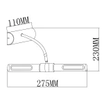 Подсветка для картин MW-Light Вернисаж 502020702 Цвет арматуры хром Цвет плафонов хром от ImperiumLoft