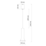 Подвесной светильник DeMarkt Ракурс 631017801