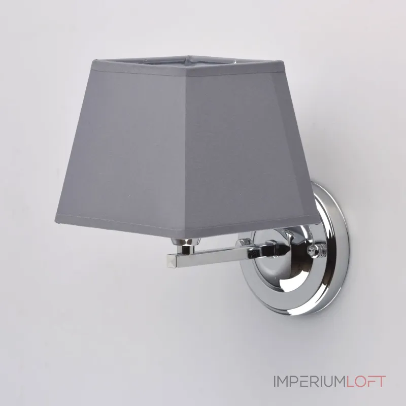 Бра DeMarkt City Конрад 6 667021501 Цвет арматуры хром Цвет плафонов серый от ImperiumLoft