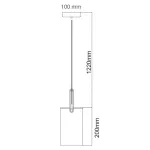 Подвесной светильник DeMarkt Тетро 673014701