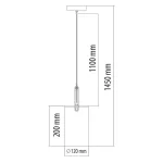 Подвесной светильник DeMarkt Тетро 18 673015701