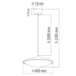 Подвесной светильник DeMarkt Перегрина 703011101